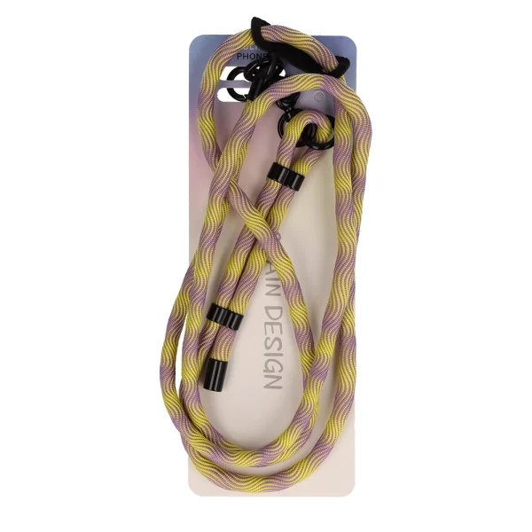 Universal phone strap GC-M2-028, yellow-purple 3