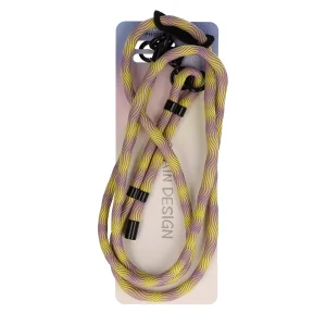 Universal phone strap GC-M2-028, yellow-purple 3
