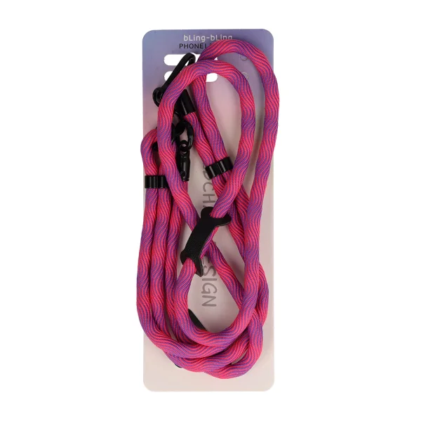 Universal phone strap GC-M2-038, pink-purple 3