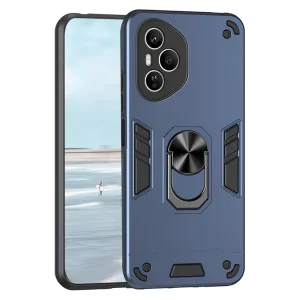 Удароустойчив гръб Ring Holder Kickstand за Honor 400 Pro, син
