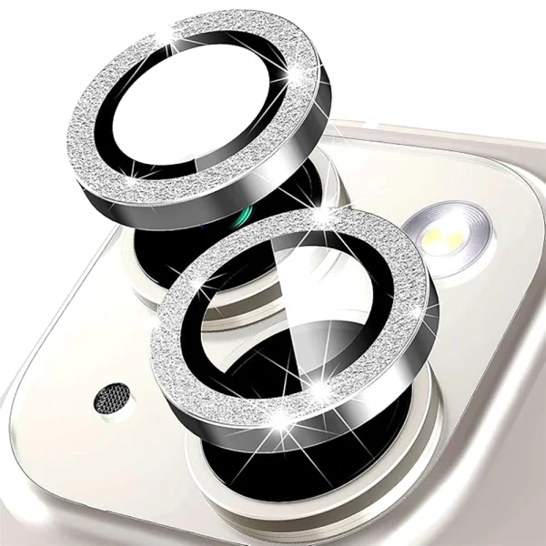 Стъклен протектор за камера за Iphone 14 /14 Plus  Max lens, сребърен 1