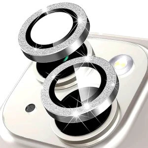 Стъклен протектор за камера за Iphone 14 /14 Plus  Max lens, сребърен