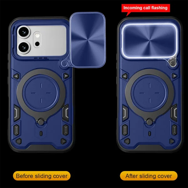 Shockproof case Techsuit CamGuard Pro for Honor 600 / 600 Pro, blue 4