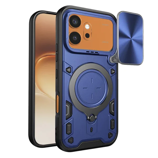 Shockproof case Techsuit CamGuard Pro for Honor 600 / 600 Pro, blue 1