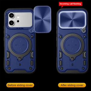 Shockproof case Techsuit CamGuard Pro for Honor 600 / 600 Pro, blue 4