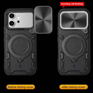 Shockproof case Techsuit CamGuard Pro for Honor 600 / 600 Pro, black 4