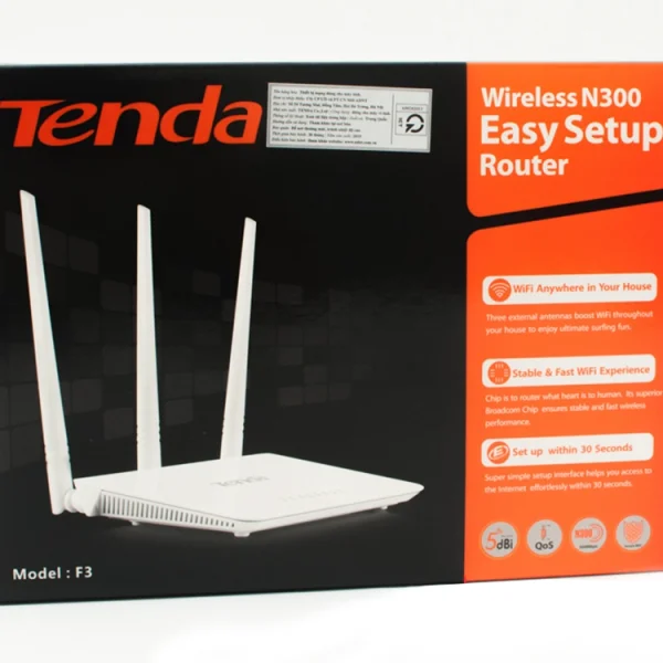 Безжичен рутер TENDA F3 2