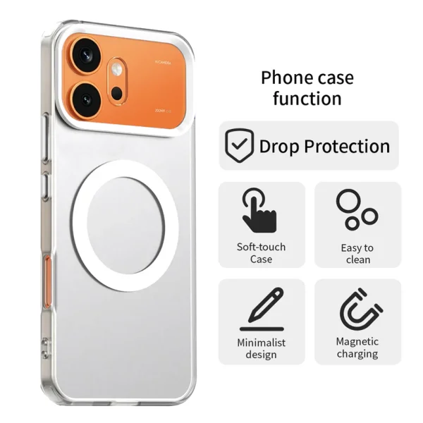 Techsuit CandyCase MagSF Case for Honor 600 / 600 Pro, White 3