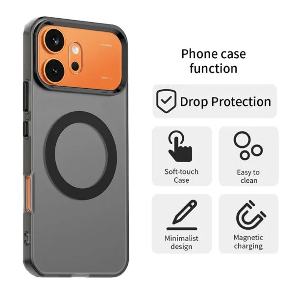 Калъф Techsuit CandyCase MagSF за Honor 600 / 600 Pro, черен 3