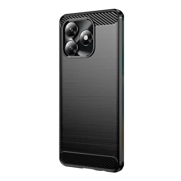 Силиконов калъф Carbon Fibre Brushed за Honor X5c Plus, черен 2