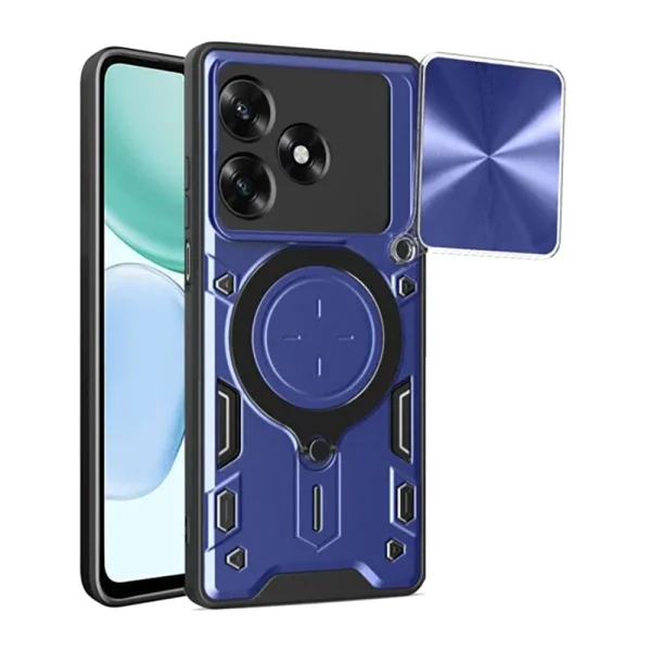 Shockproof case Techsuit CamGuard Pro for Honor X5c Plus, blue 2