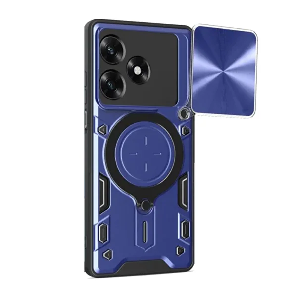 Shockproof case Techsuit CamGuard Pro for Honor X5c Plus, blue 3