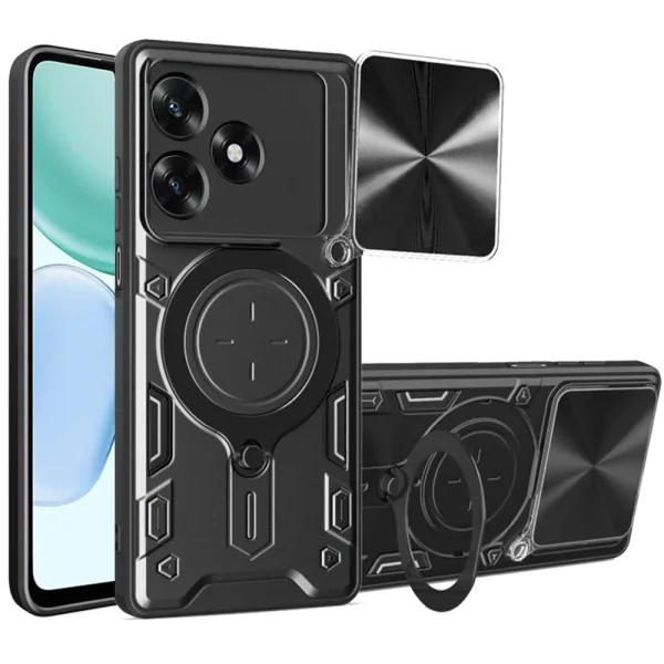 Shockproof case Techsuit CamGuard Pro for Honor X5c Plus, black 1