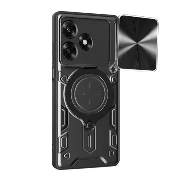 Shockproof case Techsuit CamGuard Pro for Honor X5c Plus, black 3