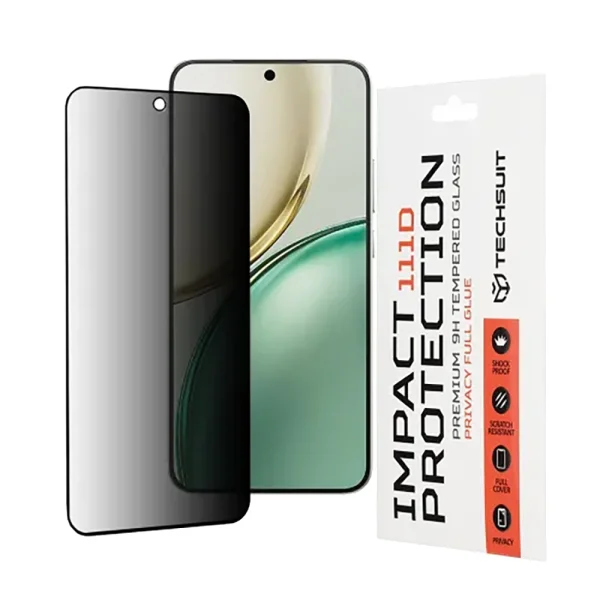 Стъклен протектор PRIVACY за Honor Magic8 Lite, черен 3