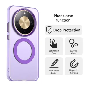 Techsuit CandyCase MagSF Case for Honor Magic8 Lite, purple 3