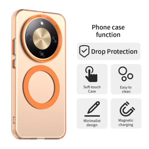 Techsuit CandyCase MagSF Case for Honor Magic8 Lite, orange 3