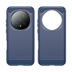 Силиконов калъф Carbon Fibre Brushed за Honor Magic8 Pro, син 3