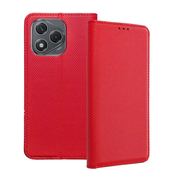 Wallet Side Opening Smart Case Book Huawei Honor 400 Lite, red 1