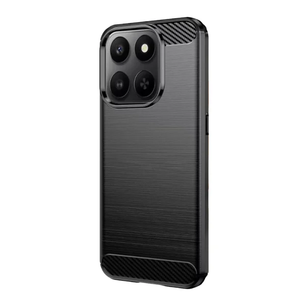 Силиконов калъф Carbon Fibre Brushed за Huawei Honor 400 Smart, черен 2