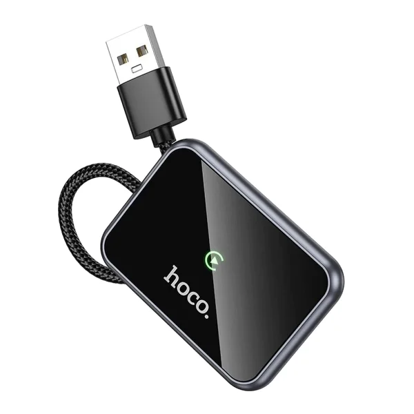 Wireless CarPlay adapter Hoco, USB A / USB C, HU1, black 4