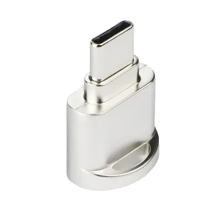 Четец за карти MicroSD към Type C, сребърен
