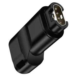 Адаптор за зареждане Tactical USB-C за Garmin Fenix 7/8, Tactix 8, черен