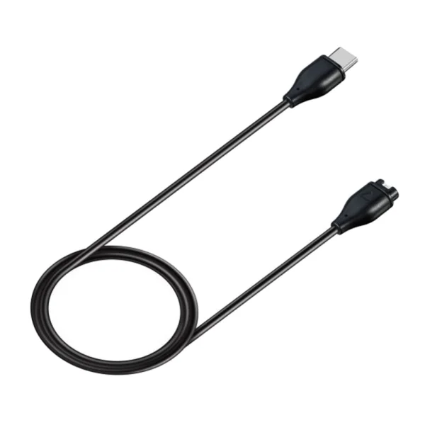 Кабел Tactical USB-C за Garmin Fenix 5/6/7/8, Approach S60, Vivoactive 3, Tactix 8, черен 2
