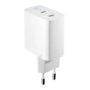 220V Charger Forever GaN TC-06-65CC, QC, 2xUSB-C, 65w, white 3