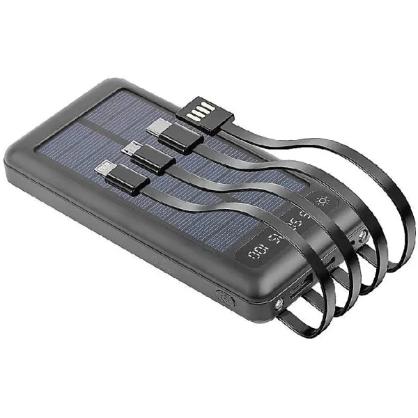 Външна батерия Setty Solar SLR-100, 10000 mAh, черен 2