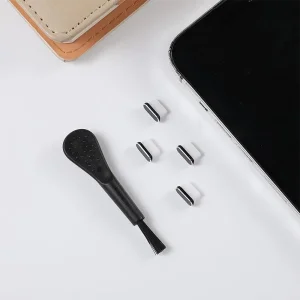 Тапички за прах Techsuit USB Type-C ( комплект 4бр), черен 3