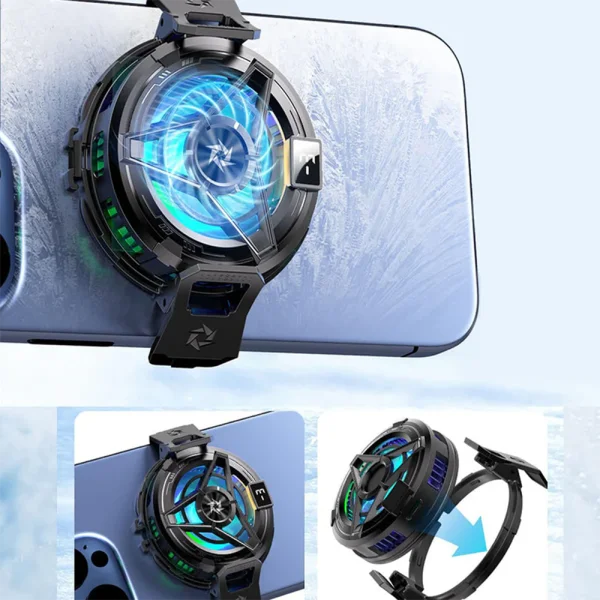 Phone cooler Techsuit Phone Cooler SL17, black 2