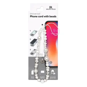 Universal phone strap BT-09, white 3