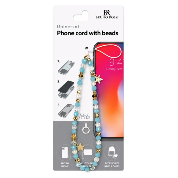 Universal phone lanyard BT-17, blue 3