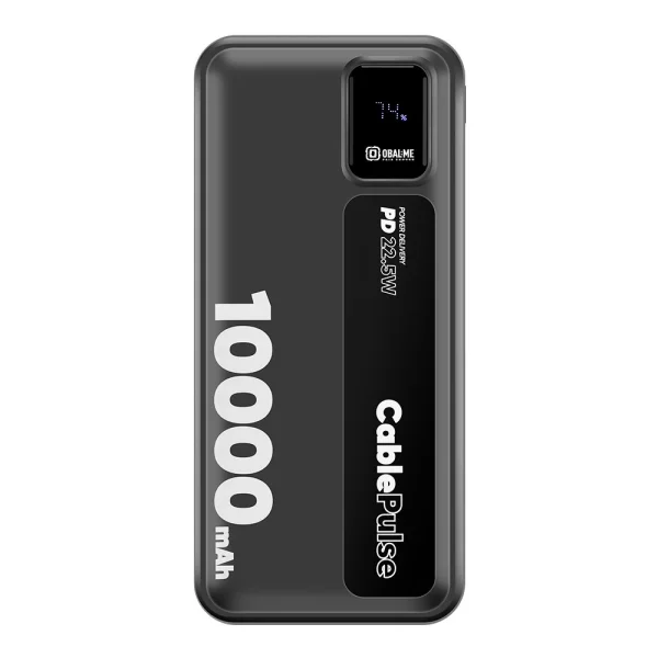 Power Bank Obal-ME CablePulse, 10000mAh, 22,5W, black 1