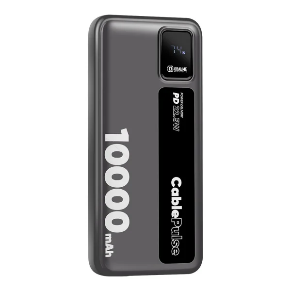 Power Bank Obal-ME CablePulse, 10000mAh, 22,5W, black 2