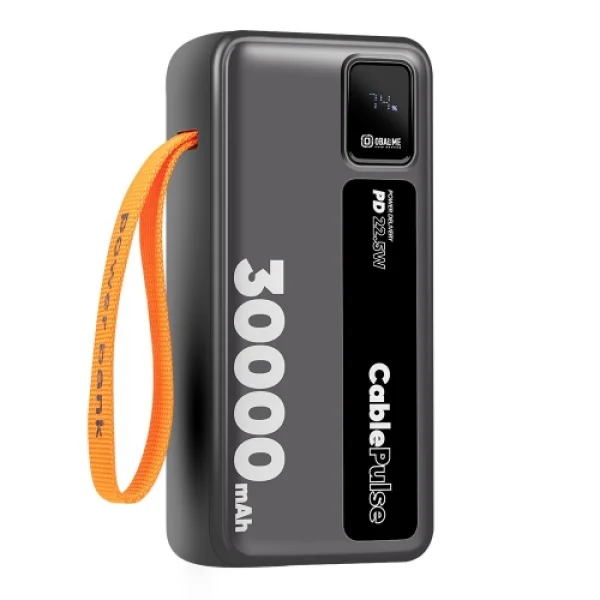 Power Bank Obal-ME CablePulse, 30000mAh, 22,5W, black 2