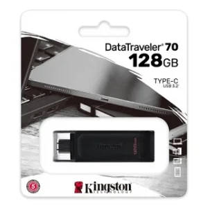 Flash Drive 128GB FLASH 3.2 TYPE-C DT70 KINGSTON 3