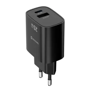 Зарядно Swissten EDGE, GaN, 1xUSB-C, PD, 25W + 1xUSB-A, 18W, QC, черен 4
