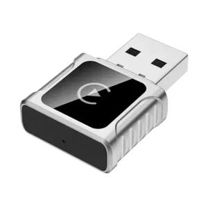 Безжичен SWISSTEN адаптер Carlink - Apple Carplay / Android Auto (USB-A / USB-C адаптер), сив