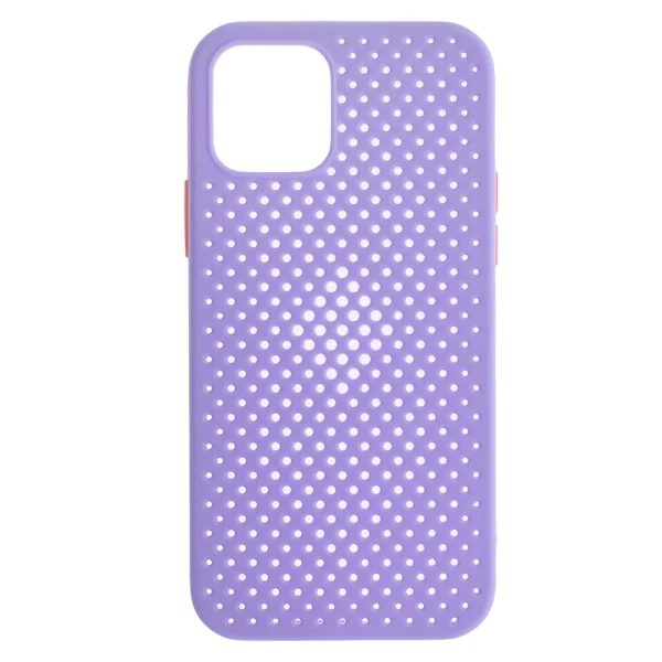 Breath Silicone Case for Iphone 12/12 Pro, Purple 2