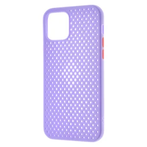 Силиконов калъф Breath за Iphone 12/12 Pro, Лилав