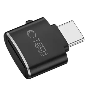 Четец за карти Tech-Protect Ultraboost Type-C към Micro SD/TF, черен 3
