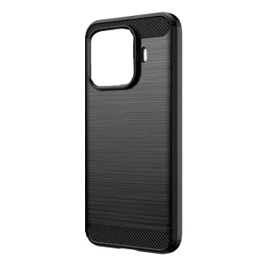 Силиконов калъф Techsuit Carbon Fibre Brushed за Xiaomi 17T Pro, черен 3