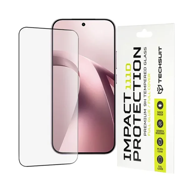 Techsuit Full Cover Glass Protector for Xiaomi 17T, black 3