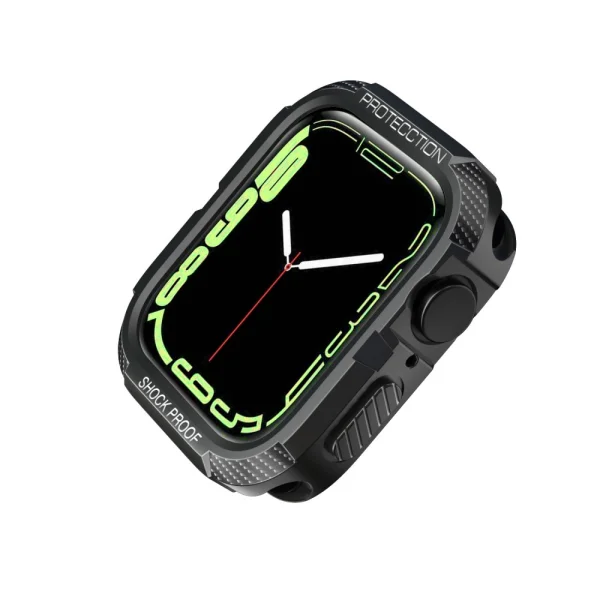 Удароустойчив бъмпер  за Smart Watch Apple Watch Series 7 45mm / Series 6/5/4/SE 44mm , Сив 4