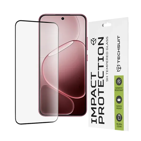 Стъклен протектор Techsuit Full Cover за Oppo A6 Pro 4G / A6 Pro 5G, черен 3