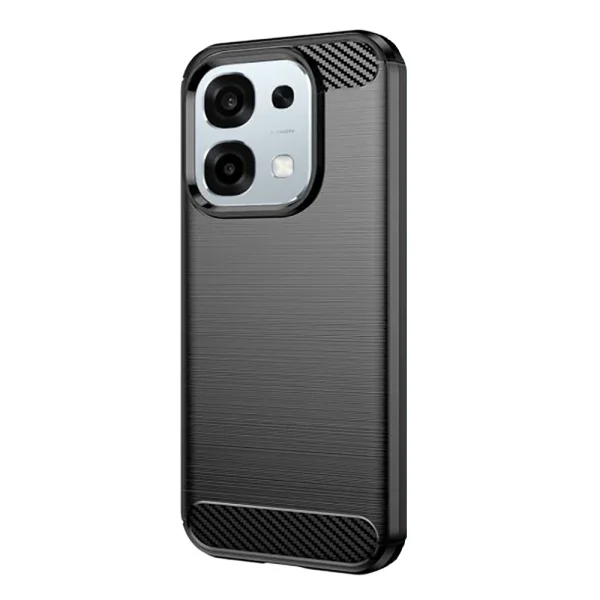 Силиконов калъф Techsuit Carbon Fibre Brushed за Oppo A6 Pro 4G / A6 Pro 5G, черен 2
