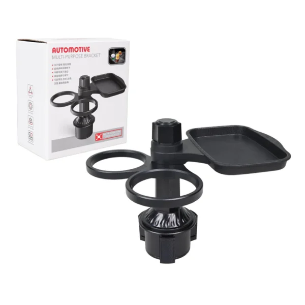 Стойка за кола CZ-94200, 3в1, cupholder/бар, черен 2