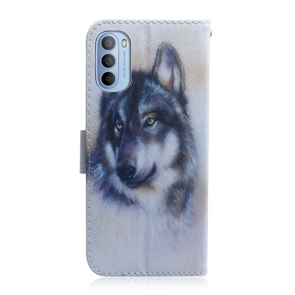 Wallet Case for Motorola Moto G31/G41, Wolf 4